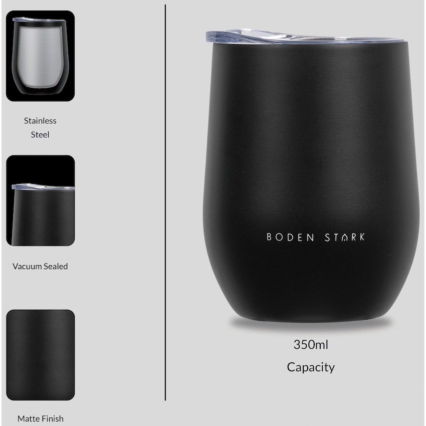 Boden Stark Tumbler 350ml - Black