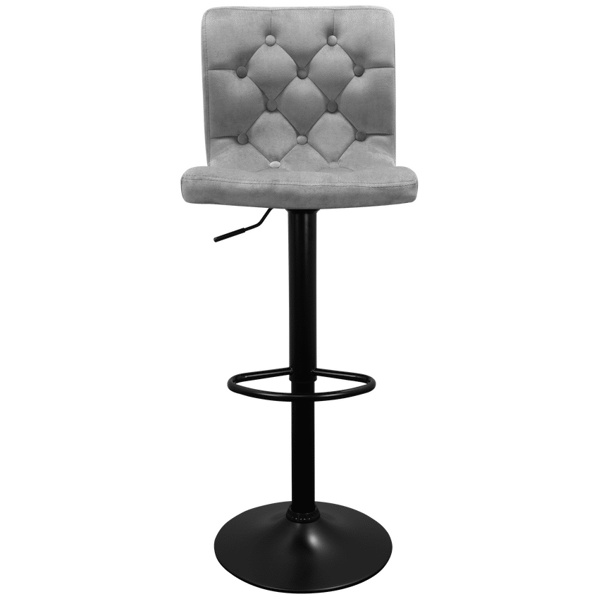 Bayer Large Barstool Grey with black base - Single