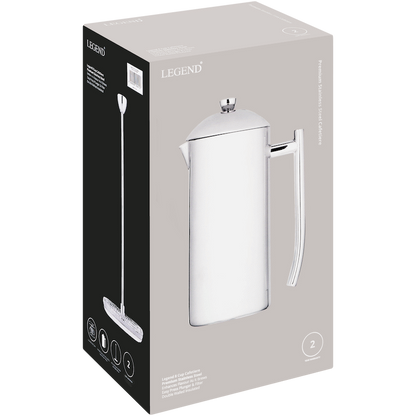 Legend Stainless steel 8 cup cafetiere ( Order in Qty of 1)