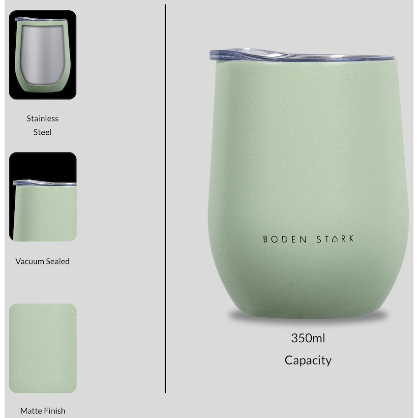 Boden Stark Tumbler 350ml Green