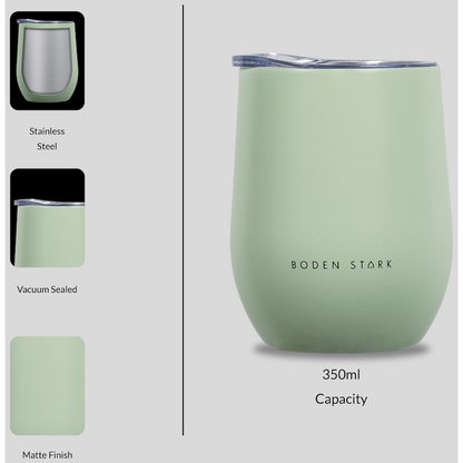 Boden Stark Tumbler 350ml Green