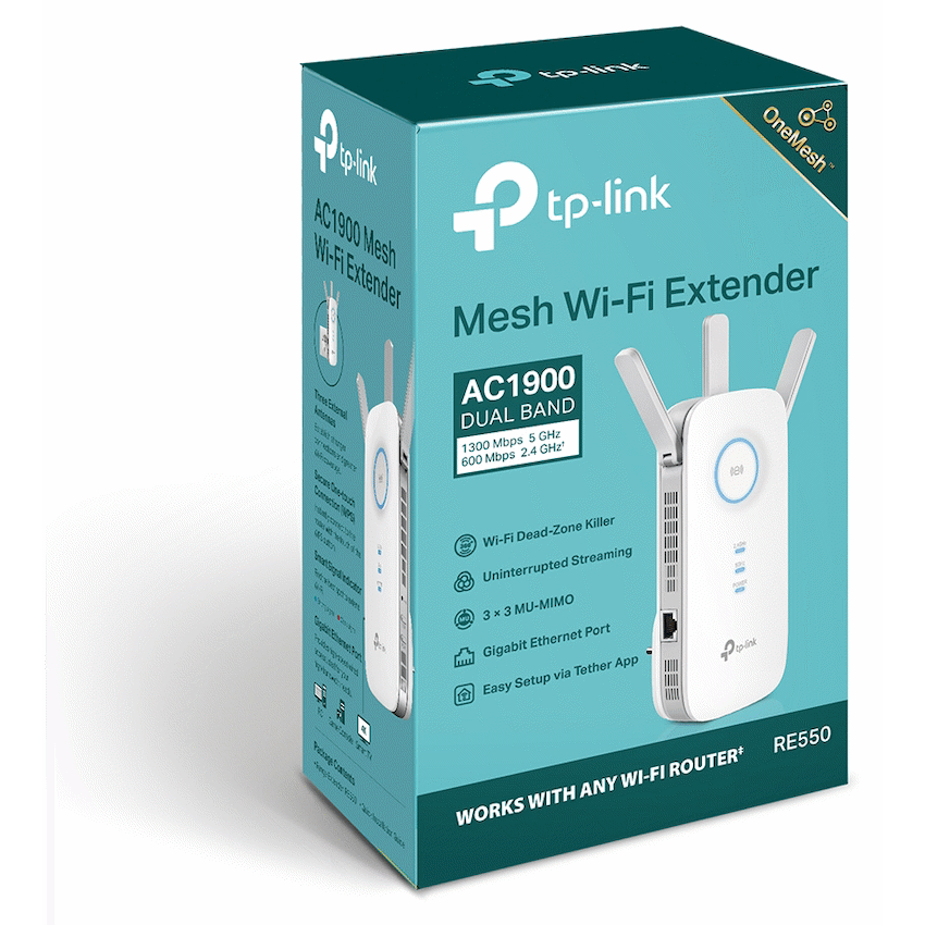 TP-Link RE550 AC1900 MU-MIMO Wi-Fi Range Extender