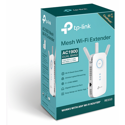 TP-Link RE550 AC1900 MU-MIMO Wi-Fi Range Extender