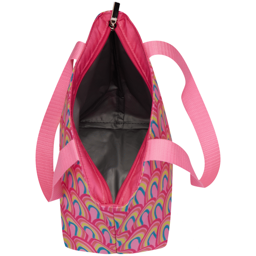 Quest Rainbow Value Lunch Bag - Pink