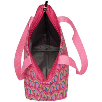 Quest Rainbow Value Lunch Bag - Pink