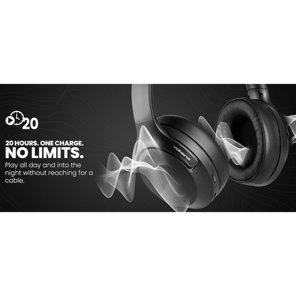Volkano Odyssey ANC Bluetooth Wireless Headphone - Black