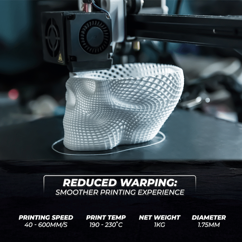 Creality Hyper PLA High-Speed White Filament 1kg