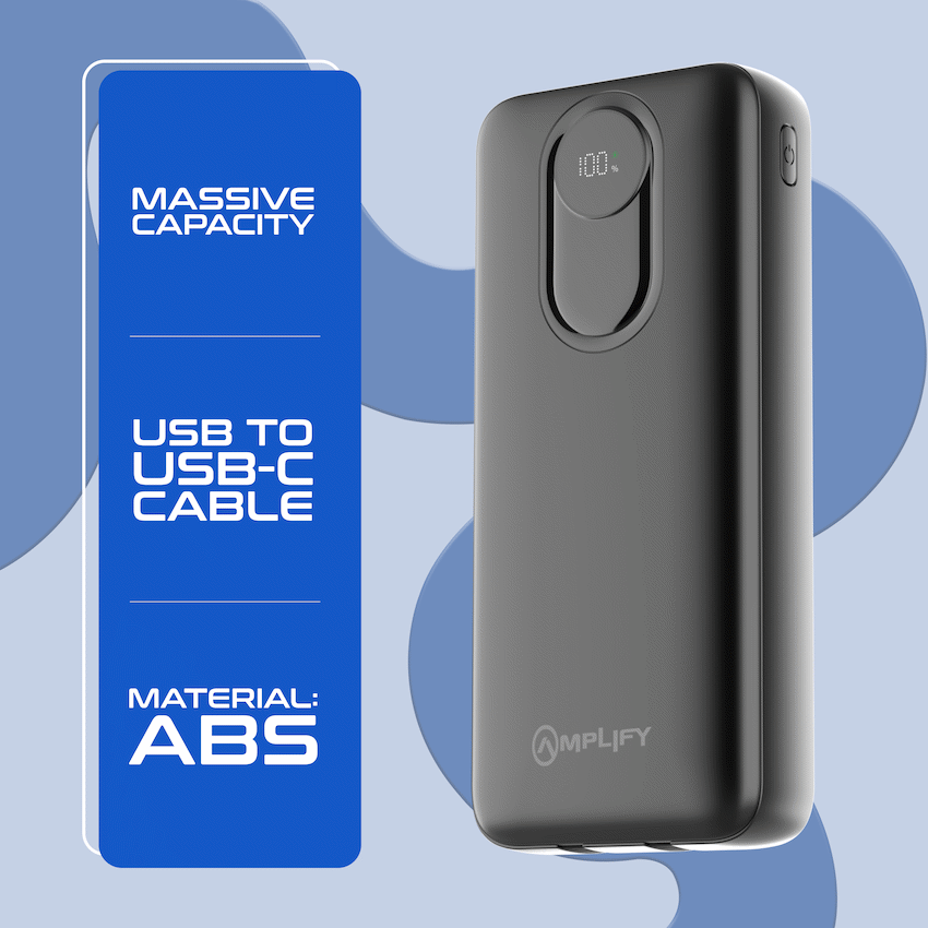 Amplify Spark 20000mah Series Power Bank - Black