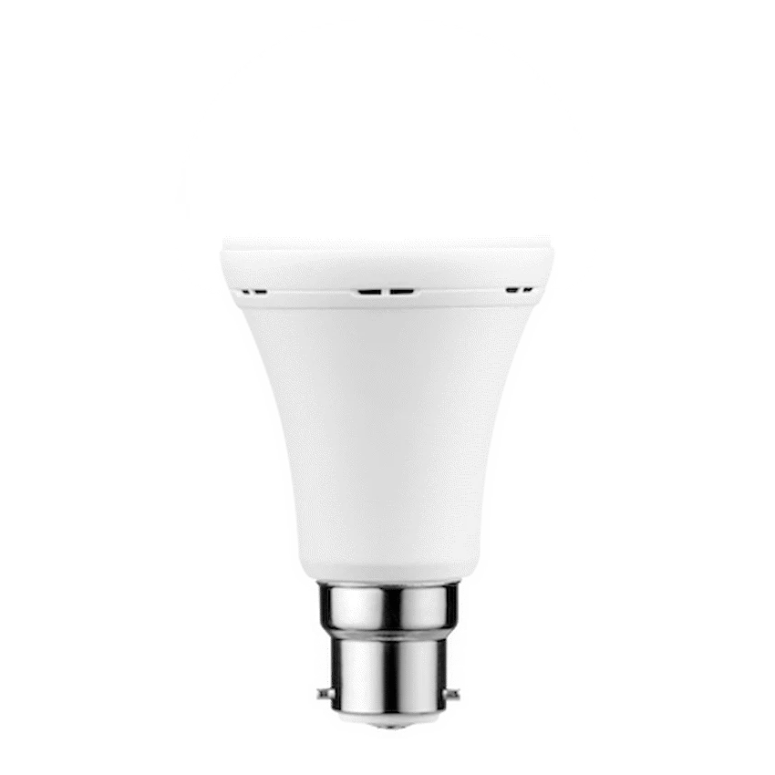 Switched 9w A60 Rechargeable LED Light Bulb - B22 - Cool White