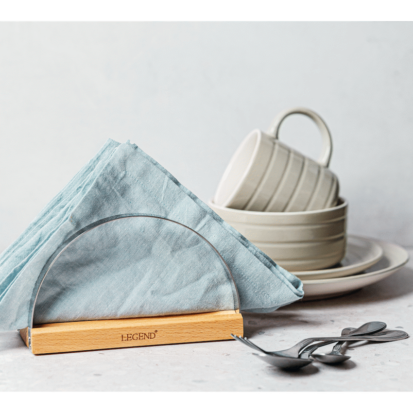 Legend Premium Beechwood napkin holder