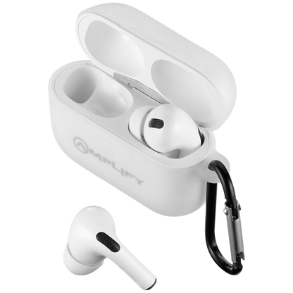 Amplify Note X Series TWS Earphones - White Case + White Cover