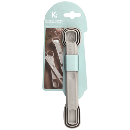 Kitchen Inspire Measuring Spoon 3pce ( Order in Qty of 6)