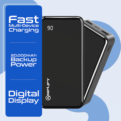 Amplify Spark 2 Series 20 000 mAh Power Bank - Black