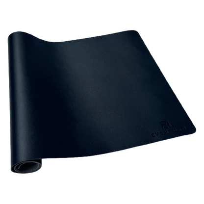 Everfurn Prime Faux Leather Desk Mat - Black