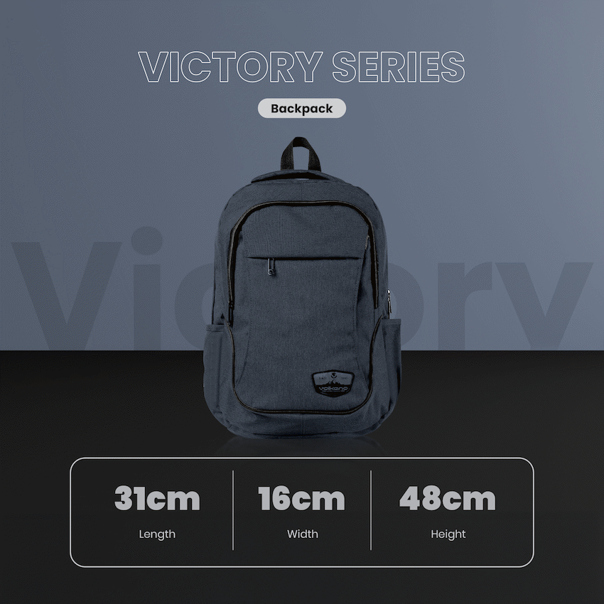 Volkano Victory Backpack - Navy