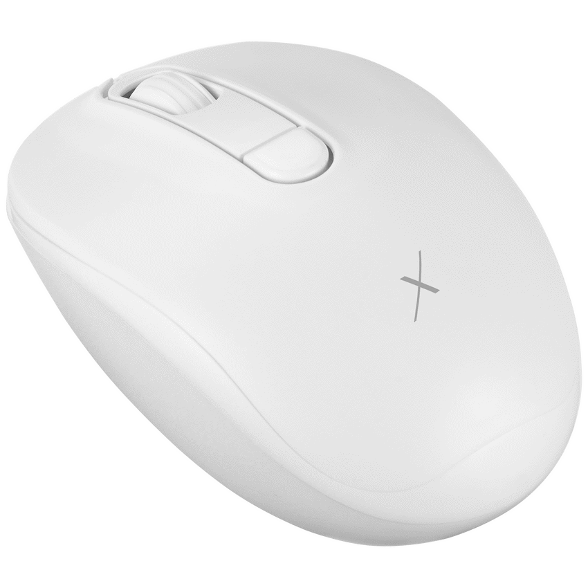 VolkanoX Garnet Bluetooth Wireless Keyboard and Mouse Combo - White