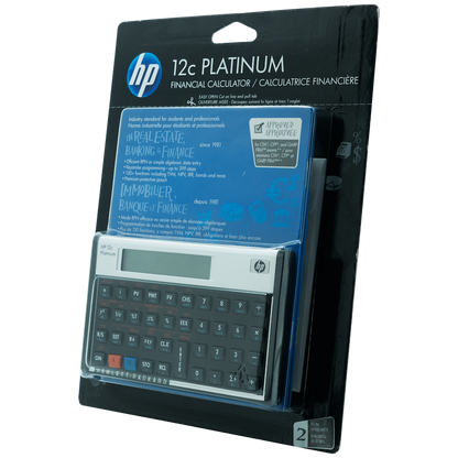 HP 12C Platinum Financial Calculator (Algebraic or RPN)