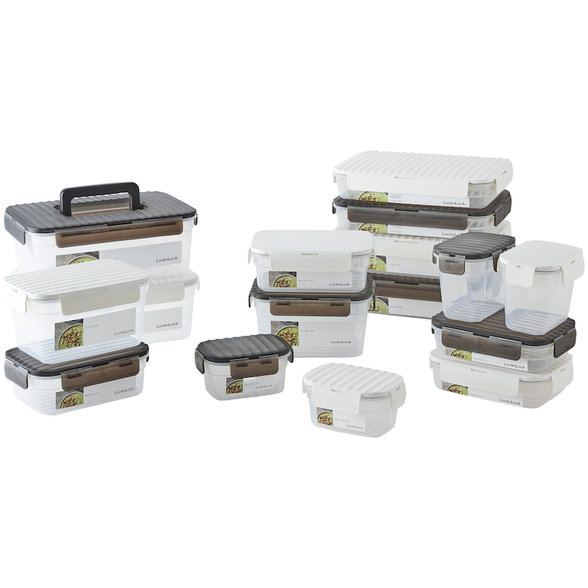 LocknLock Wave container 960ml white ( Order in Qty of 8)