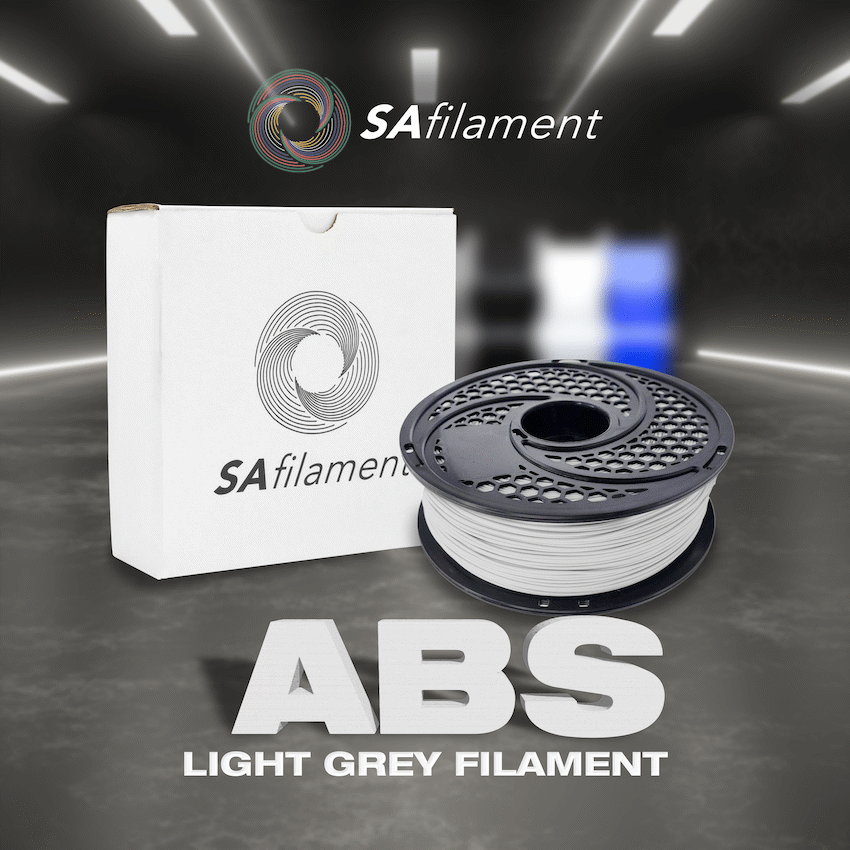 SA Filament ABS Premium Filament 1kg - Light Grey