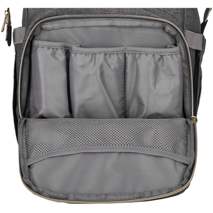 Totes Babe Alma Diaper Backpack Colourblock - Grey/Charcoal