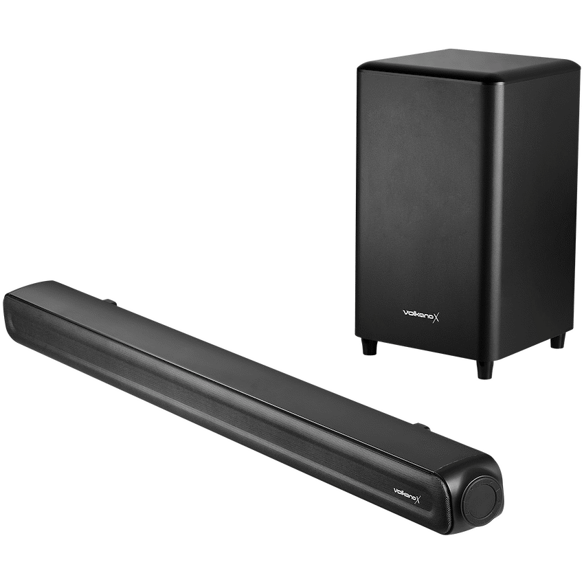 VolkanoX Supersonic Series 2.1 200w Soundbar System with Wireless Subwoofer - Black