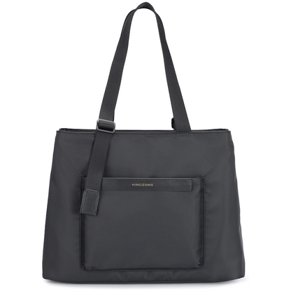 Kingsons Echo Ladies 15.6" Laptop Tote Bag Black