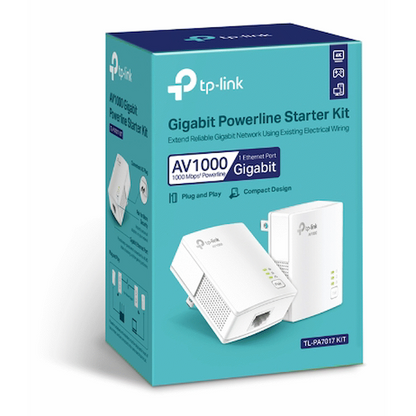 TP-Link TL-PA7017KIT AV1000 Gigabit Powerline Starter Kit
