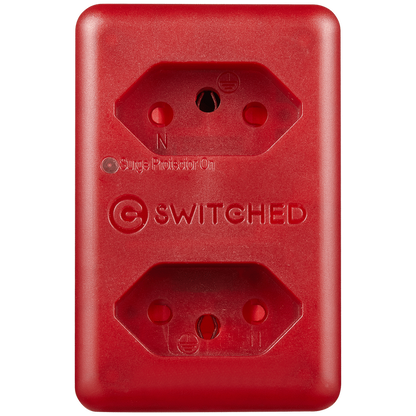 Switched High Surge 2-Way Network Router Safe Adaptor