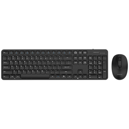 VolkanoX Garnet Bluetooth Wireless Keyboard and Mouse Combo - Black