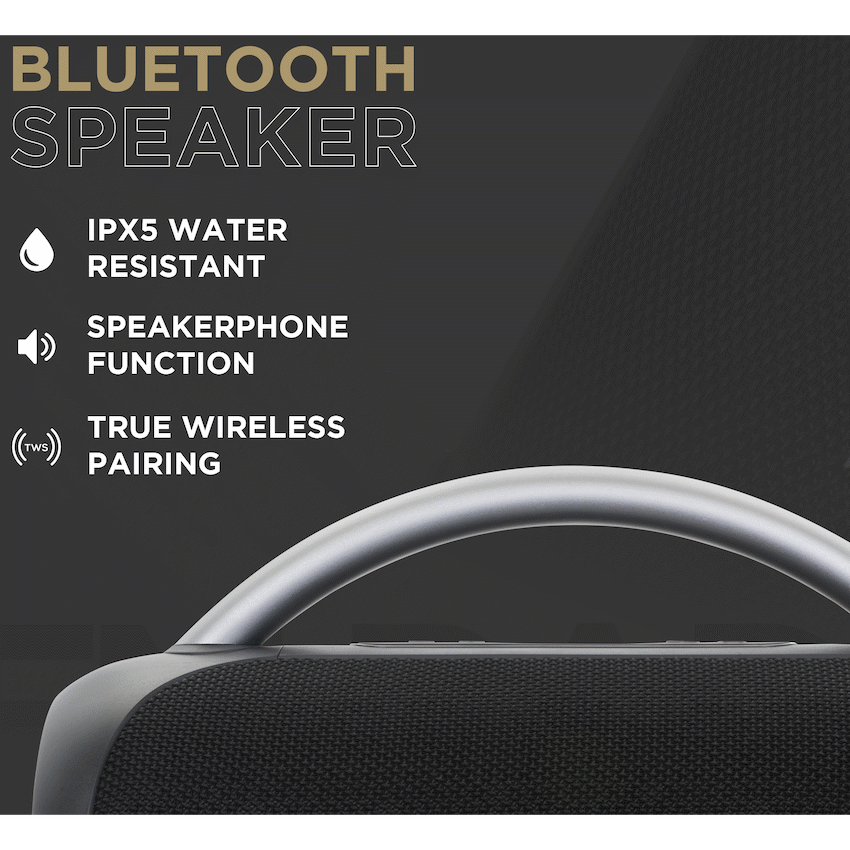 VolkanoX VXS300 Portable Bluetooth Speaker - Black