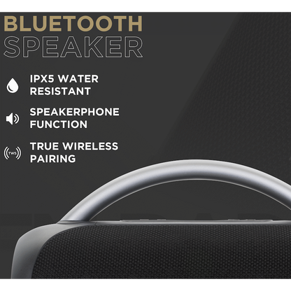 VolkanoX VXS300 Portable Bluetooth Speaker - Black