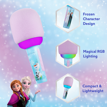 Disney Frozen Bluetooth Dome Microphone with RGB Lights
