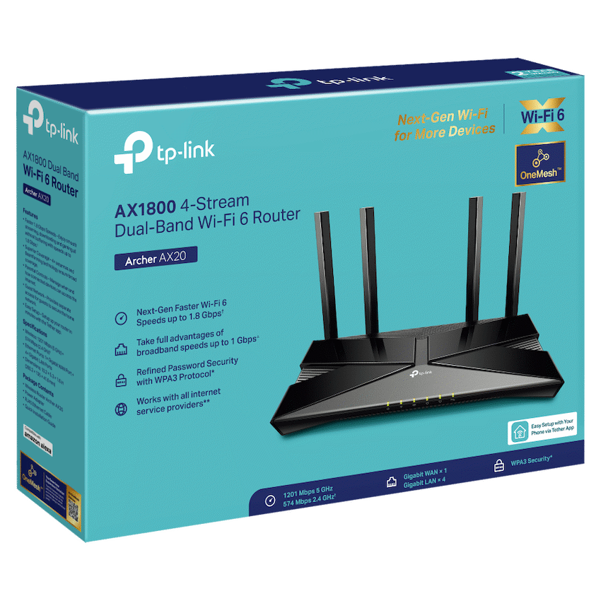 TP-Link Archer AX1800 Wi-Fi 6 Router