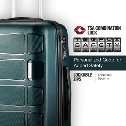 Travelwize Tourer PP 65cm 4-wheel Spinner Luggage Petrol
