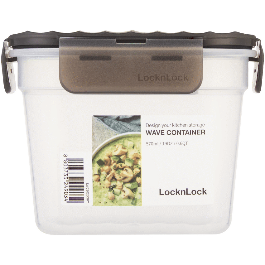 LocknLock Wave container 570ml grey