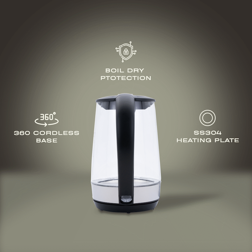 Elektra - 1.7l Glass Kettle