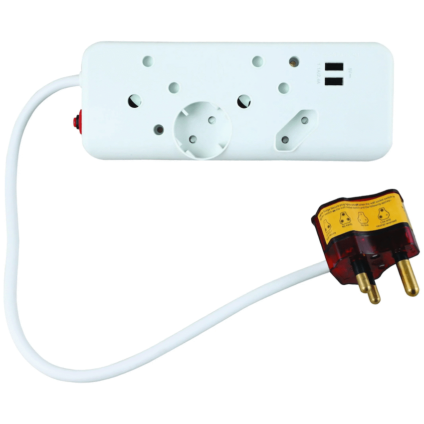 Ellies 4-Way High Surge Multiplug