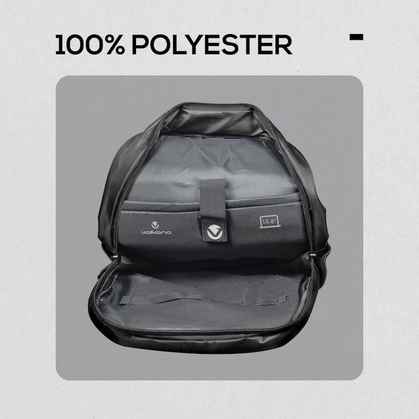 Volkano Spectre 15.6" Laptop Backpack - Black