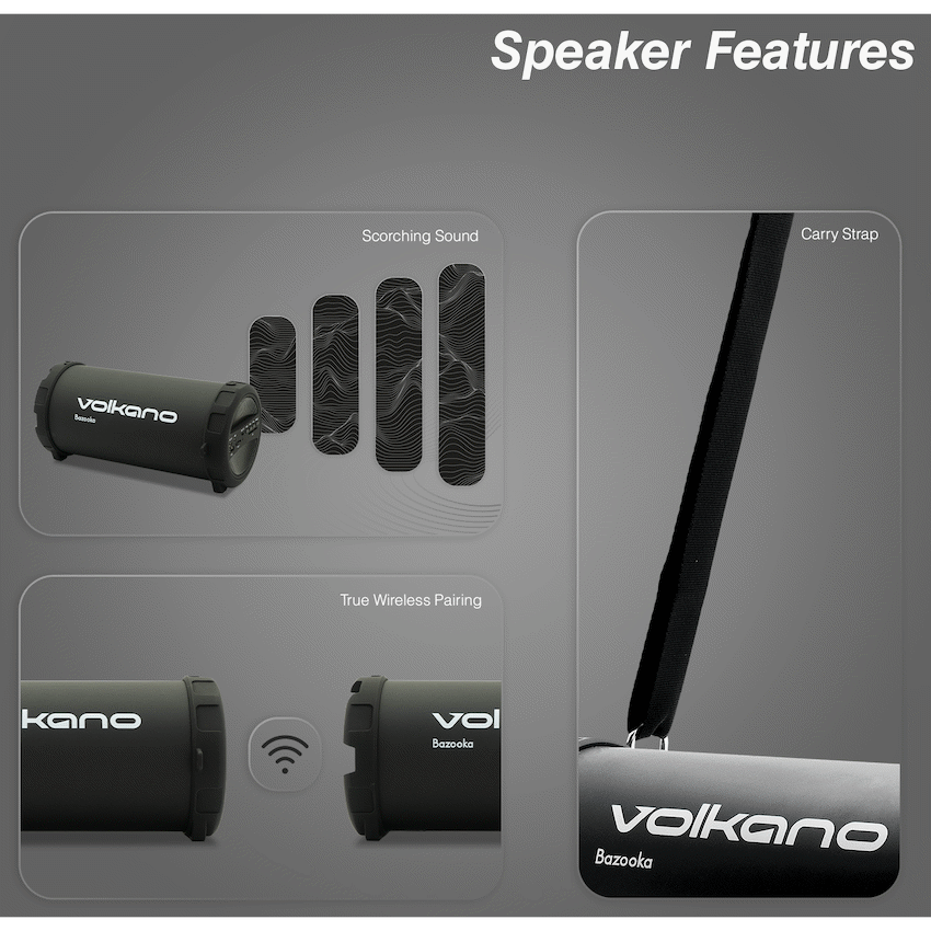 Volkano Bazooka Speaker