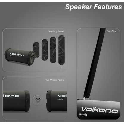Volkano Bazooka Speaker