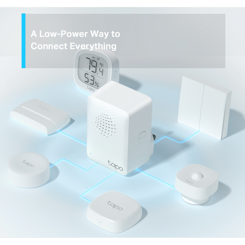 TP-Link Tapo H100 Smart Wi-Fi 868mhz Hub with Chime