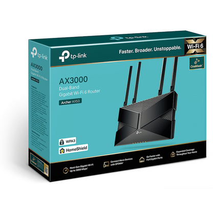 TP-Link Archer AX53 AX3000 Dual-Band Wi-Fi 6 Router