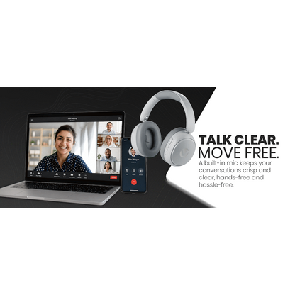 Volkano Lexi Bluetooth Headphone with ANC - Grey