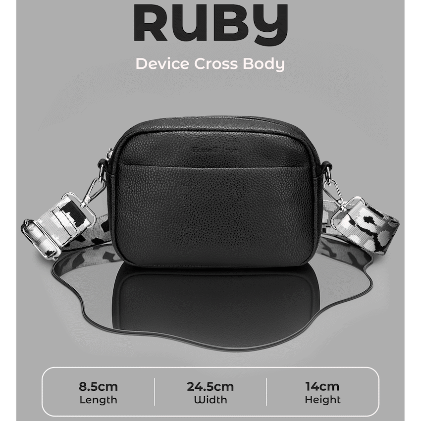 SupaNova Ruby Device Crossbody - Black