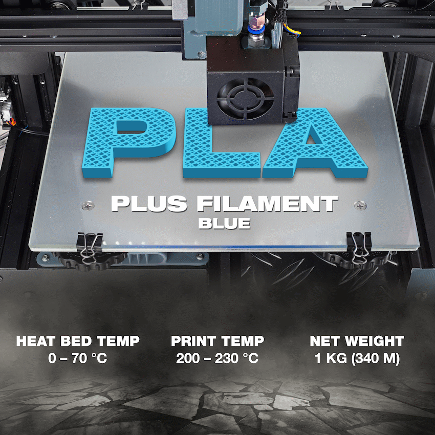 SA Filament Silk PLA Plus Chrome Filament 1kg - Blue