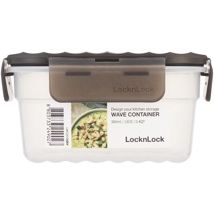 LocknLock Wave container 380ml grey