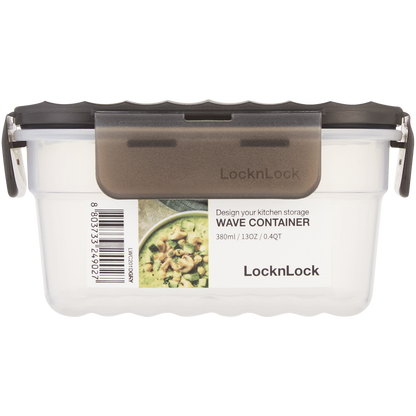 LocknLock Wave container 380ml grey