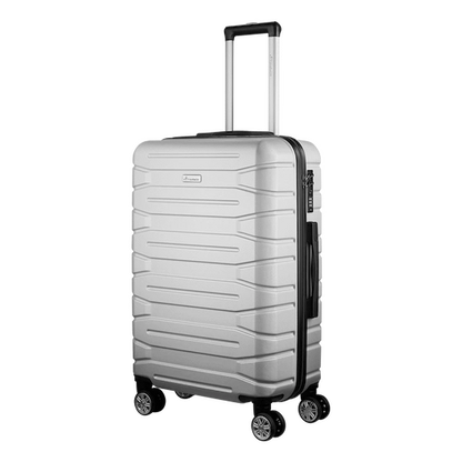 Travelwize Cabana ABS 4-Wheel Spinner 75cm Luggage - Platinum