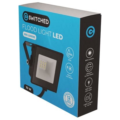 Switched 10w LED Flood Light