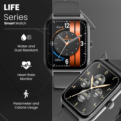 Volkano Life Series Smart Watches - Black